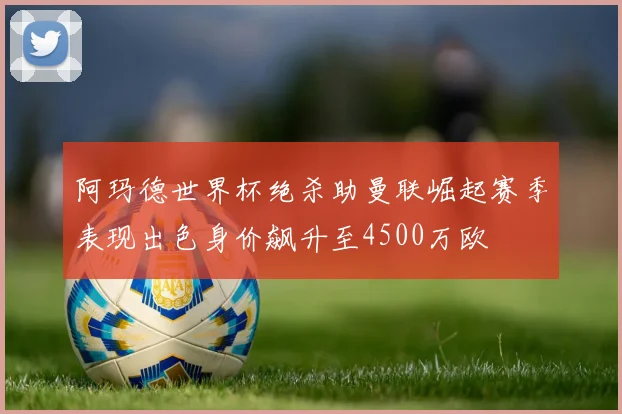 阿玛德世界杯绝杀助曼联崛起赛季表现出色身价飙升至4500万欧